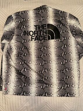 The North Face x Supreme Snake Print Jacket in Black & White